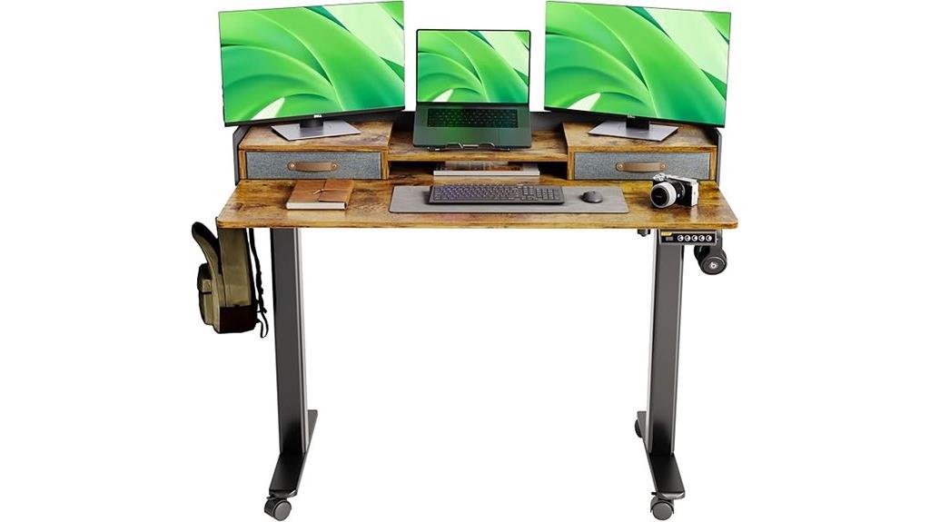 adjustable electric standing desk