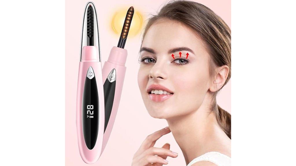 adjustable heated eyelash curler