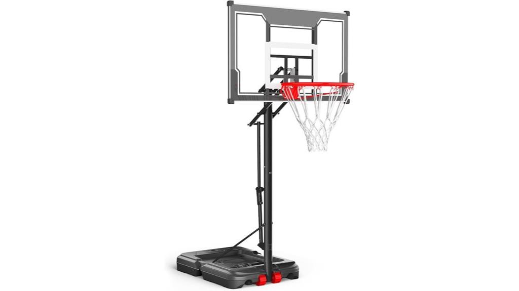 adjustable height shatterproof backboard