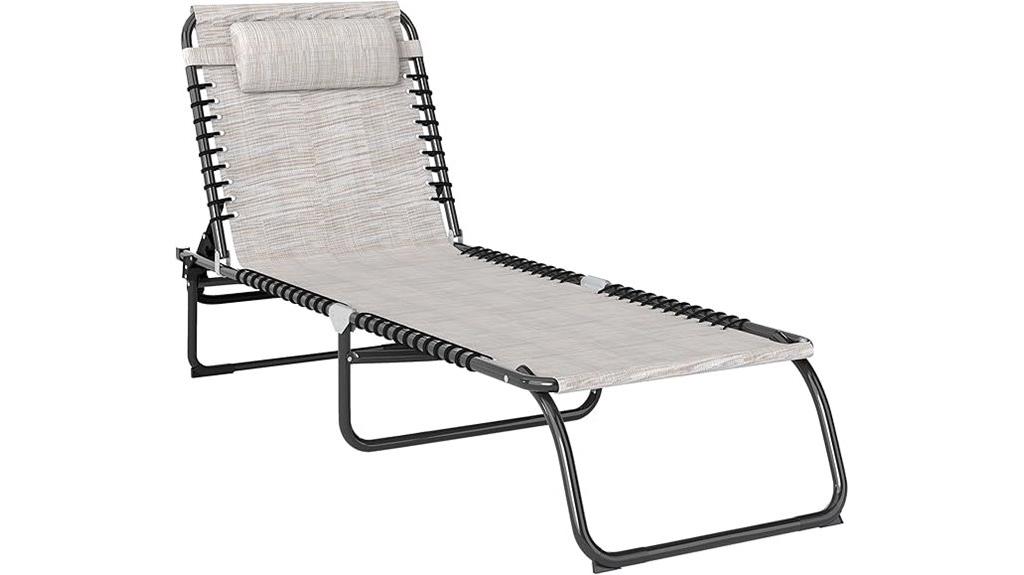 adjustable mesh lounge chair