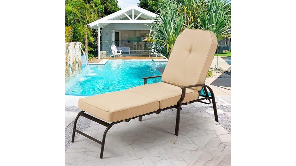 adjustable outdoor lounge chair