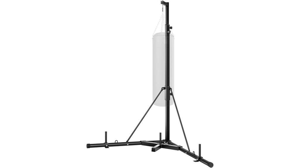 adjustable steel boxing stand