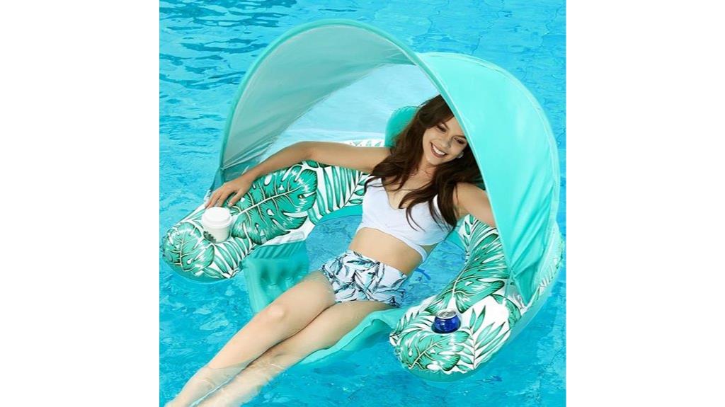 adult pool float canopy