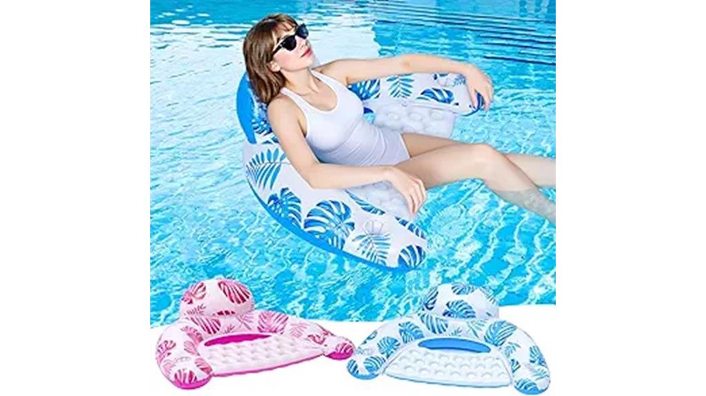 adult pool float set