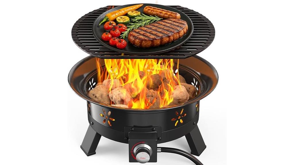 amada homefurnishing 19 fire pit