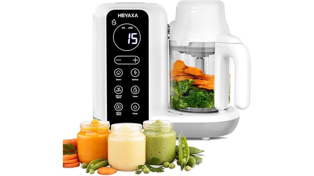 automatic baby food preparation