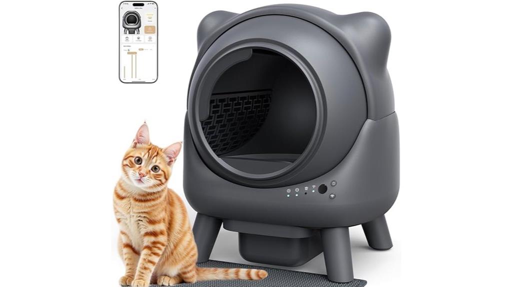automatic odor control litter box