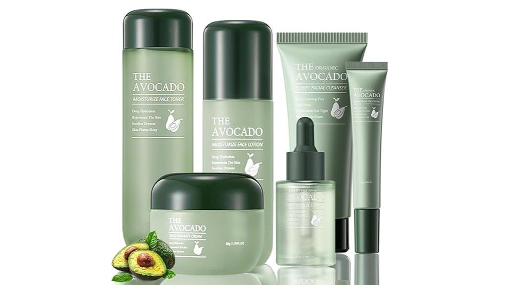 avocado skincare set