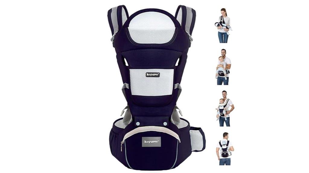 baby carrier with hip seat