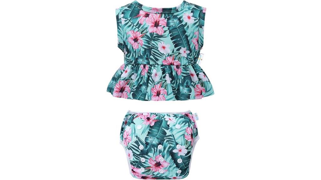 baby girl swimsuit set