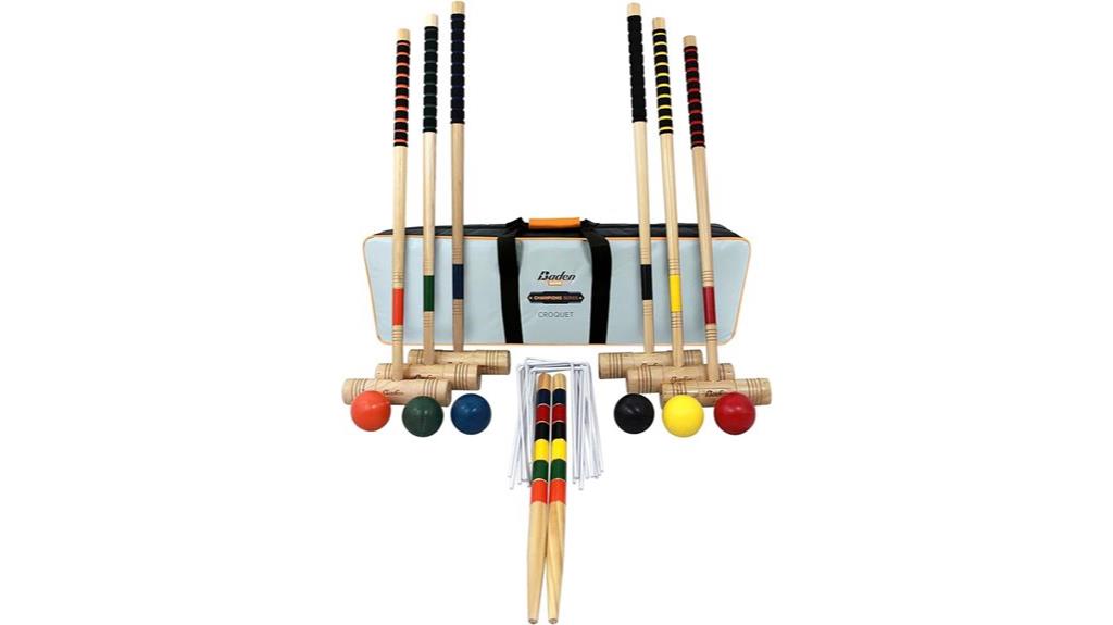baden 6 player croquet set