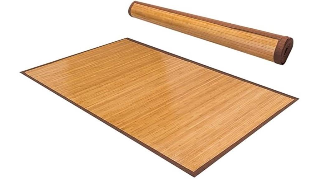 bamboo 5x8 floor rug