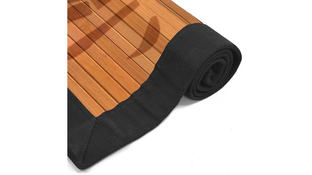 bamboo tree rug size