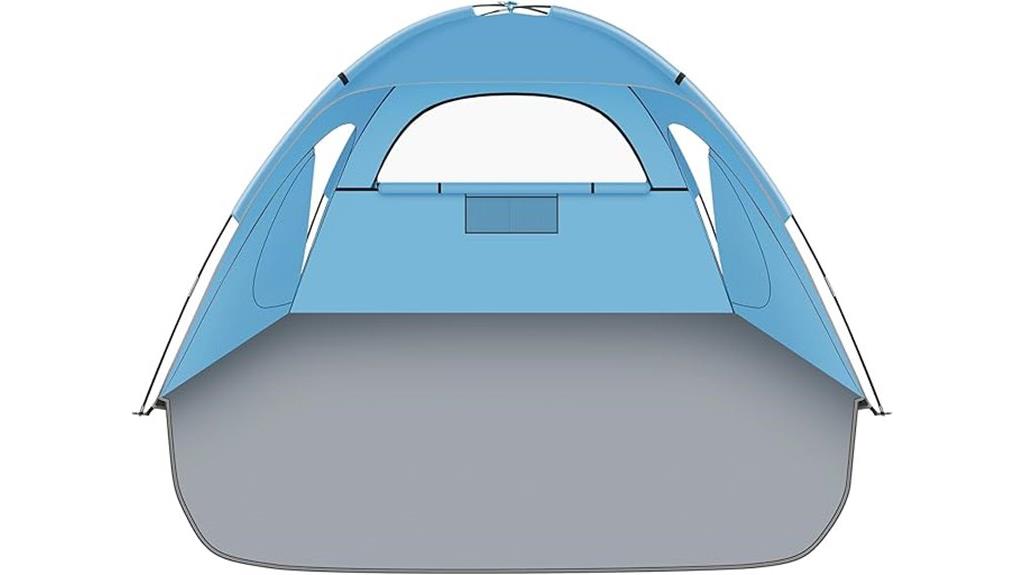beach tent with uv protection