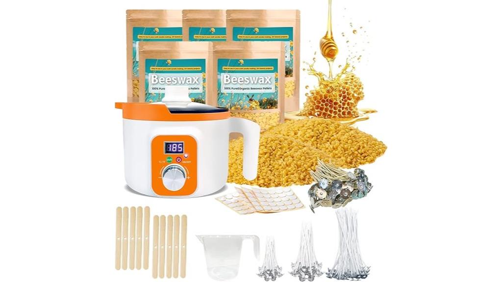 beeswax candle making kit
