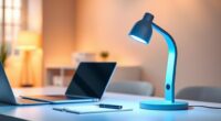 best blue light desk lamps