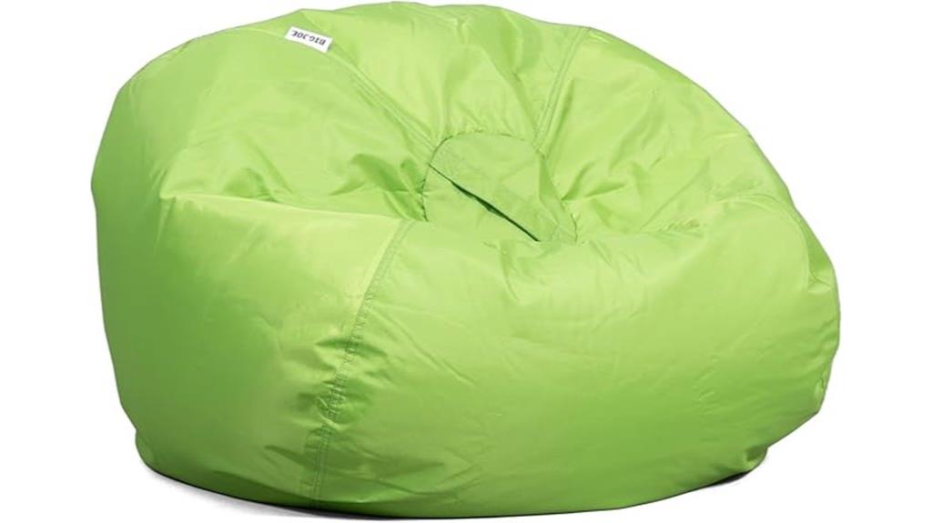 big joe lime bean bag