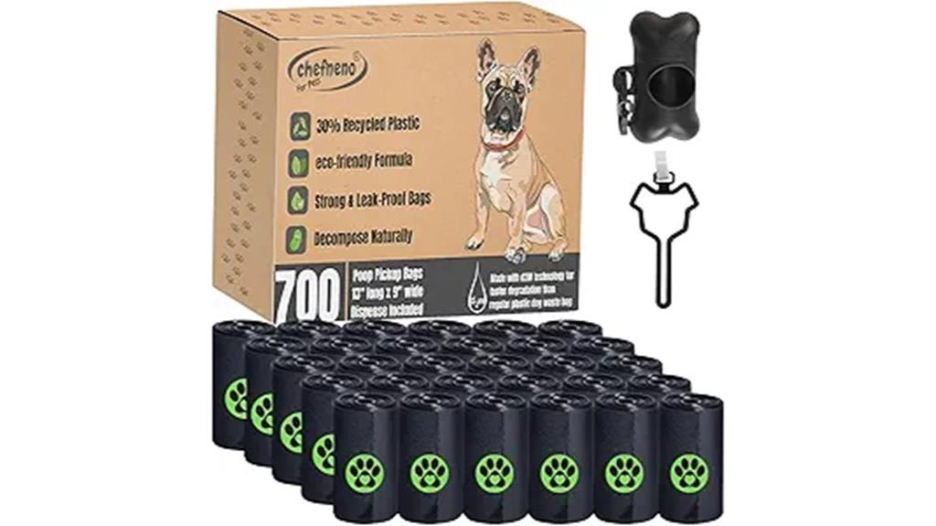 biodegradable poop bag pack