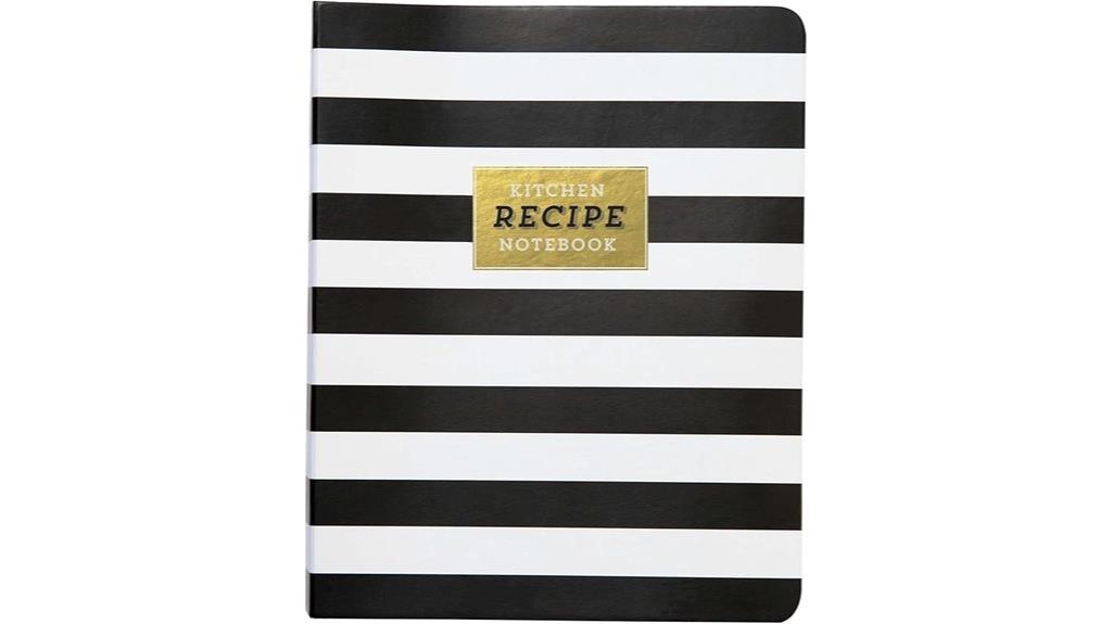 black and white spiral journal