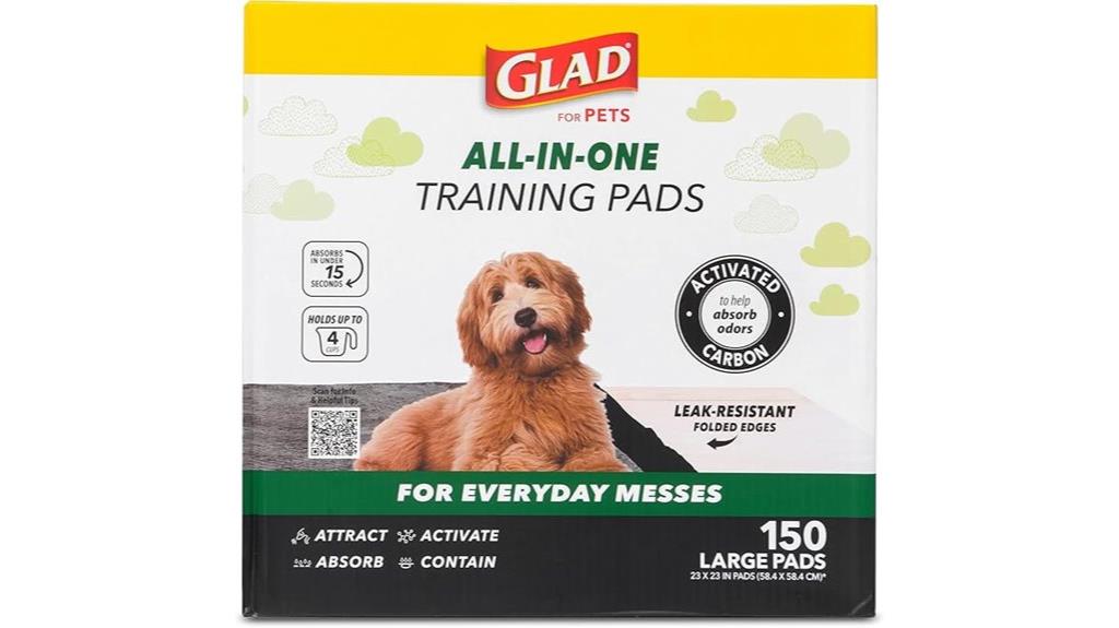 black charcoal puppy pads