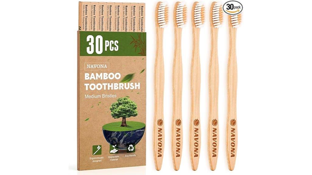 bpa free reusable bamboo brushes