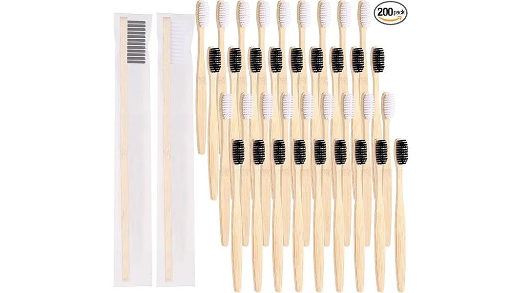 bulk bamboo toothbrushes soft bristles