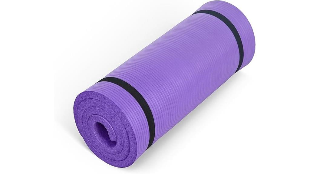 cap barbell mat with strap