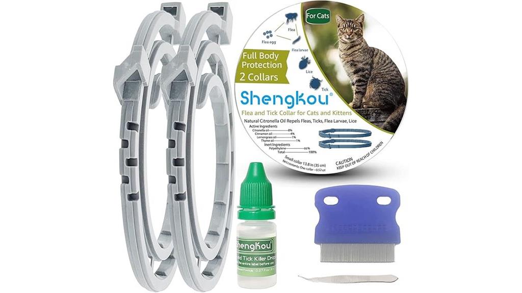 cat flea tick collar pack