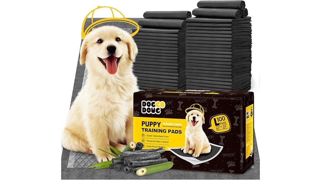 charcoal puppy pad pack