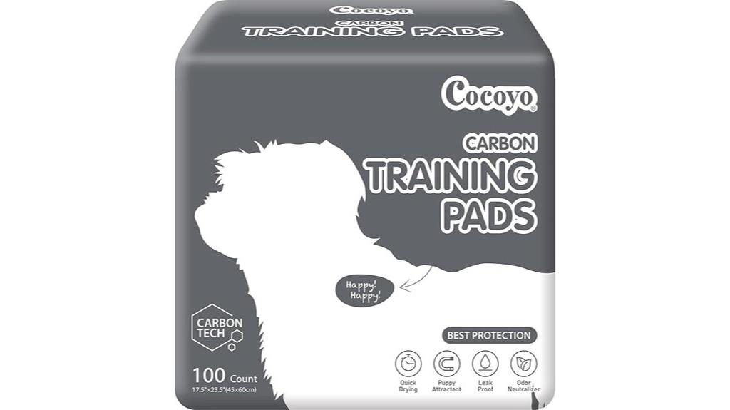charcoal puppy training pads