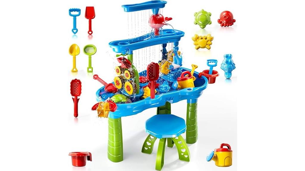 child friendly water play structure