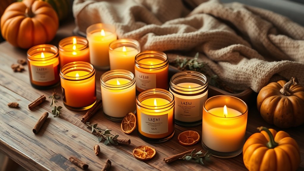 choosing cozy fall candles