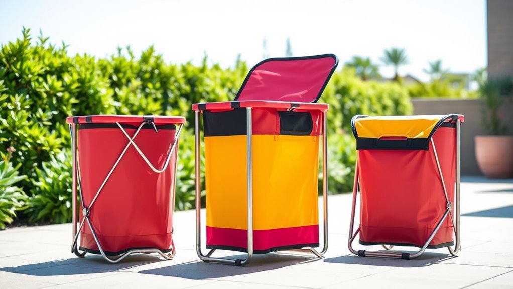 choosing durable portable trash