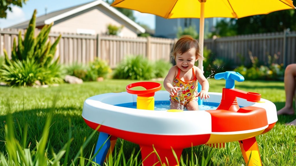 choosing safe outdoor water tables