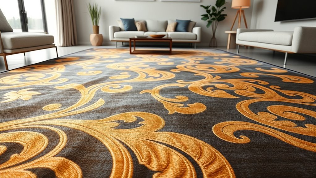 choosing soundproof silk rug