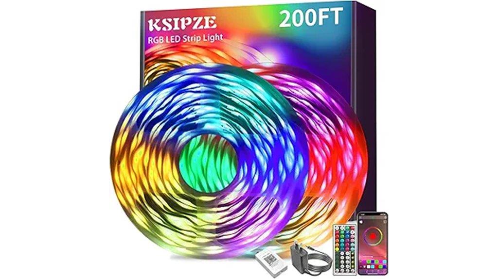 colorful 200ft led strip