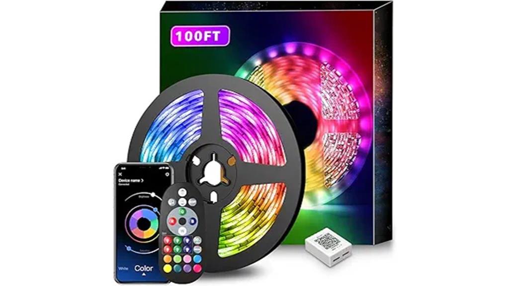 colorful bedroom led lights