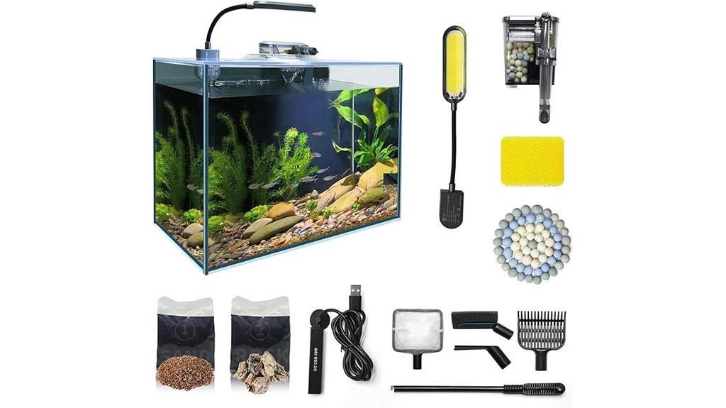 compact glass betta tank