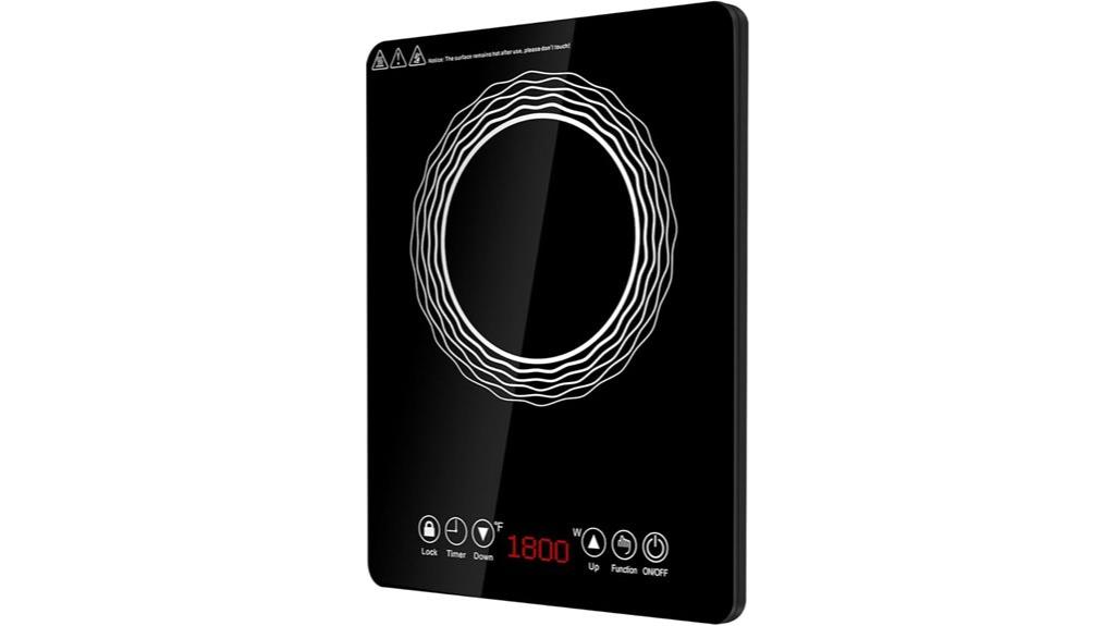 compact led touch cooker