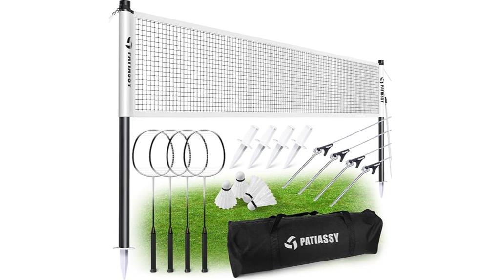 complete badminton game set