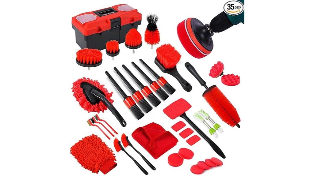 complete car detailing set