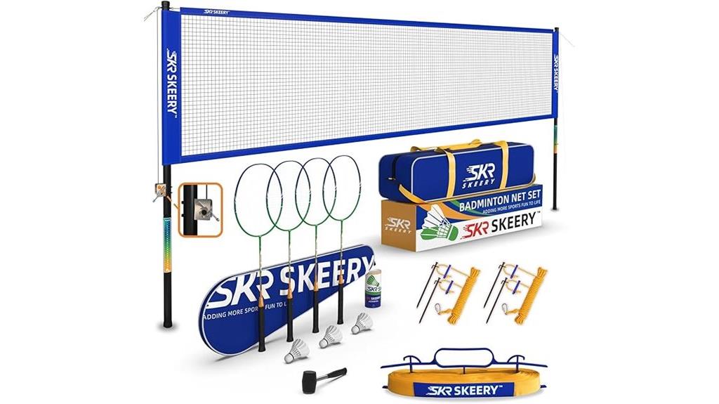 complete portable badminton kit
