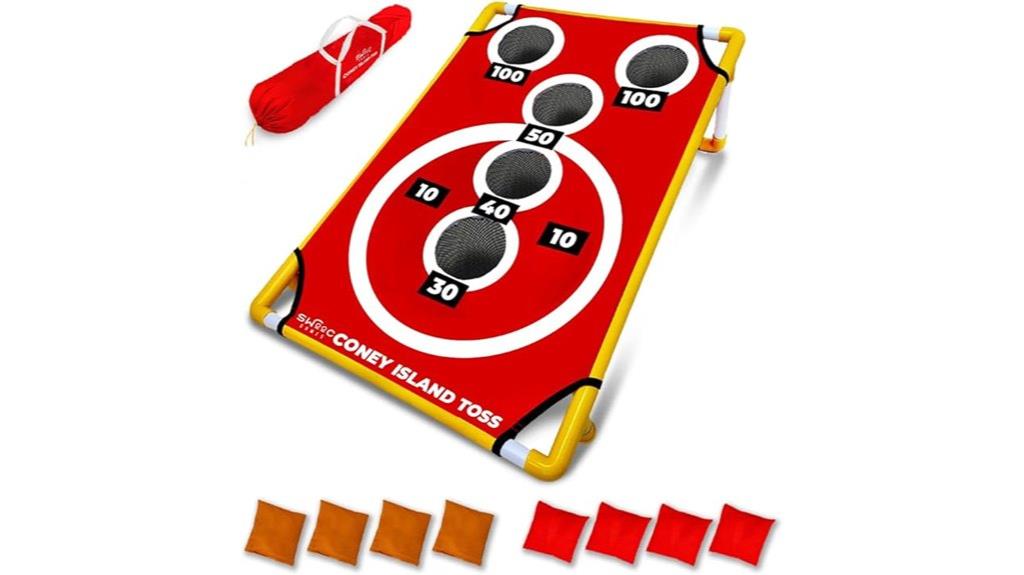 coney island cornhole set