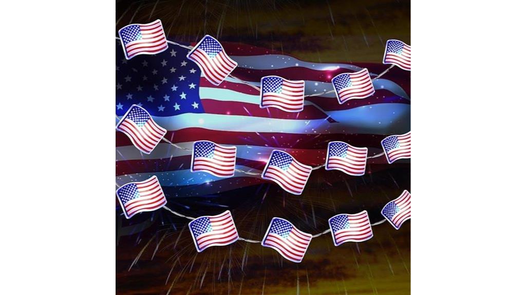 coquimbo july flag lights