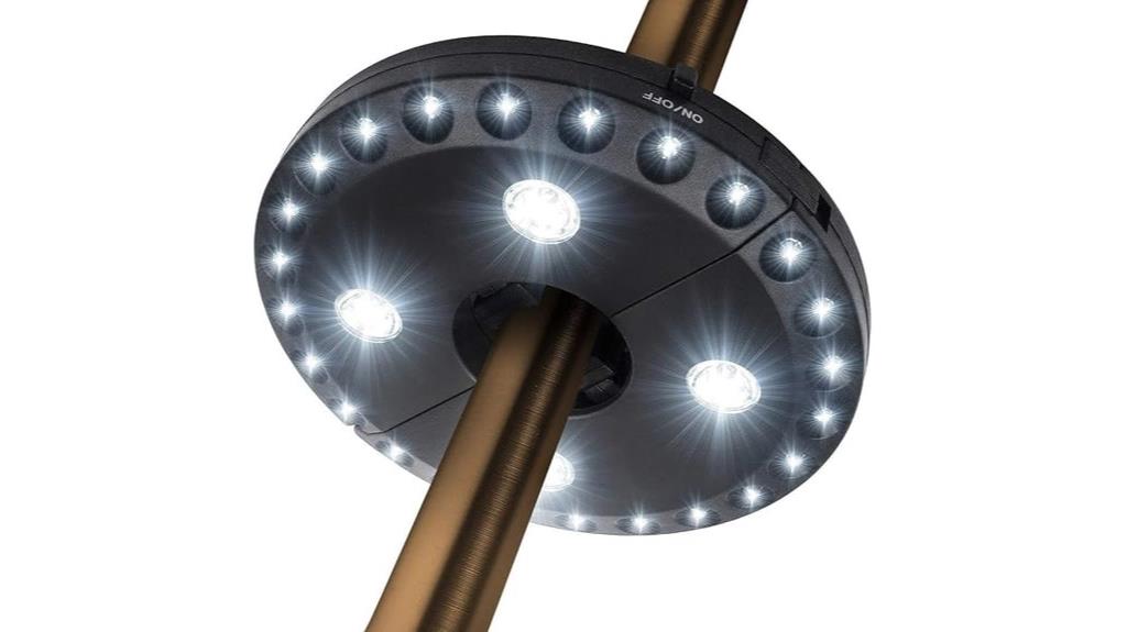 cordless led patio umbrella