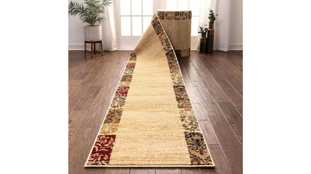 custom floral oriental runner