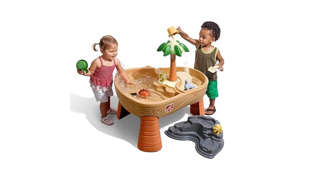 dinosaur excavation sand water