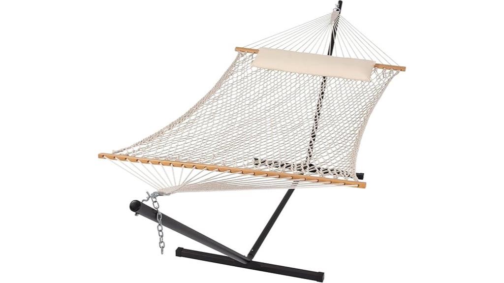 double outdoor hammock included