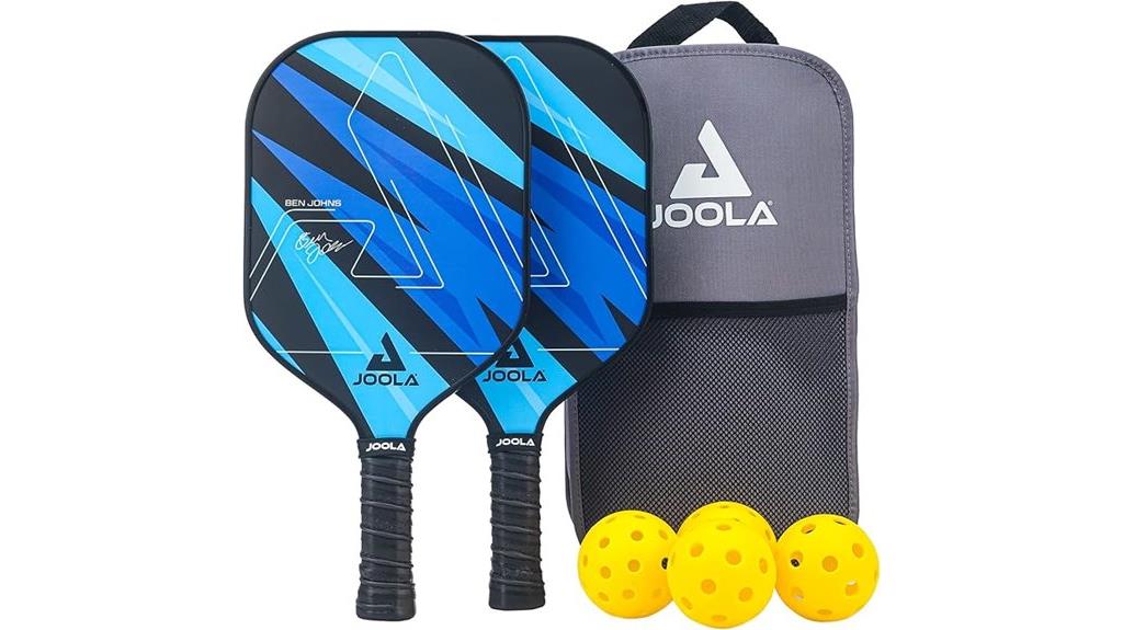 double pickleball paddle set