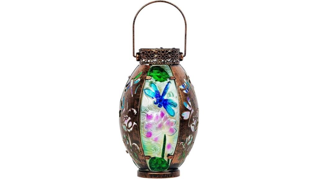 dragonfly solar lanterns outdoor